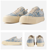 KAALIXTO Blue Low Canvas - COPPING THREADS - KAALIXTO
